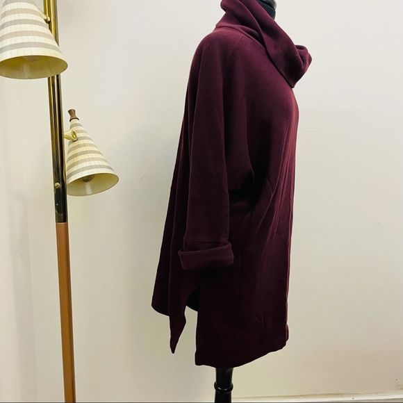 Vintage | Burgundy “Weekenders” Mock Neck Tunic Dress - Picture 7 of 14